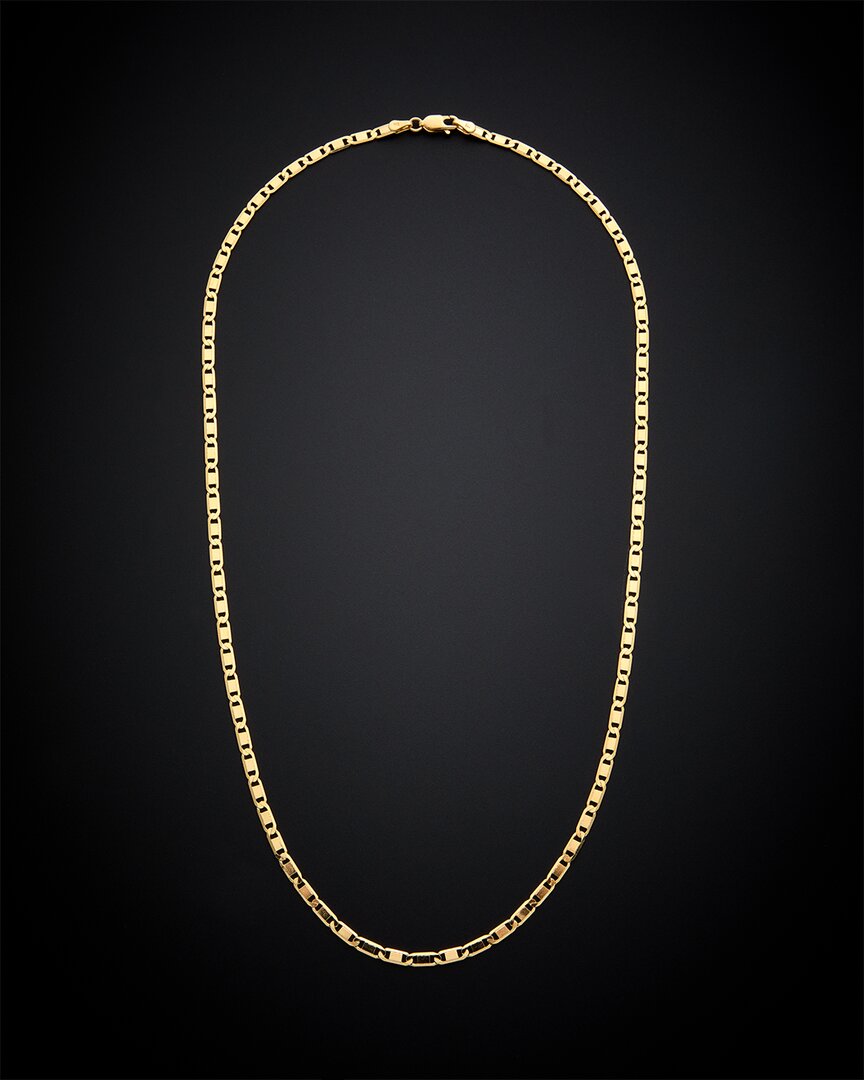 Italian Gold 14k  Valentino Chain Necklace