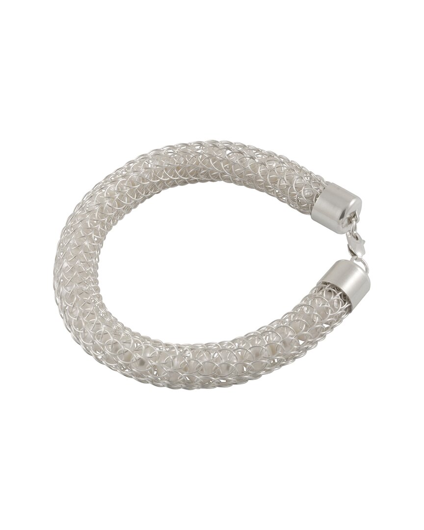 Splendid Pearls Silver 7-8mm Pearl Bracelet
