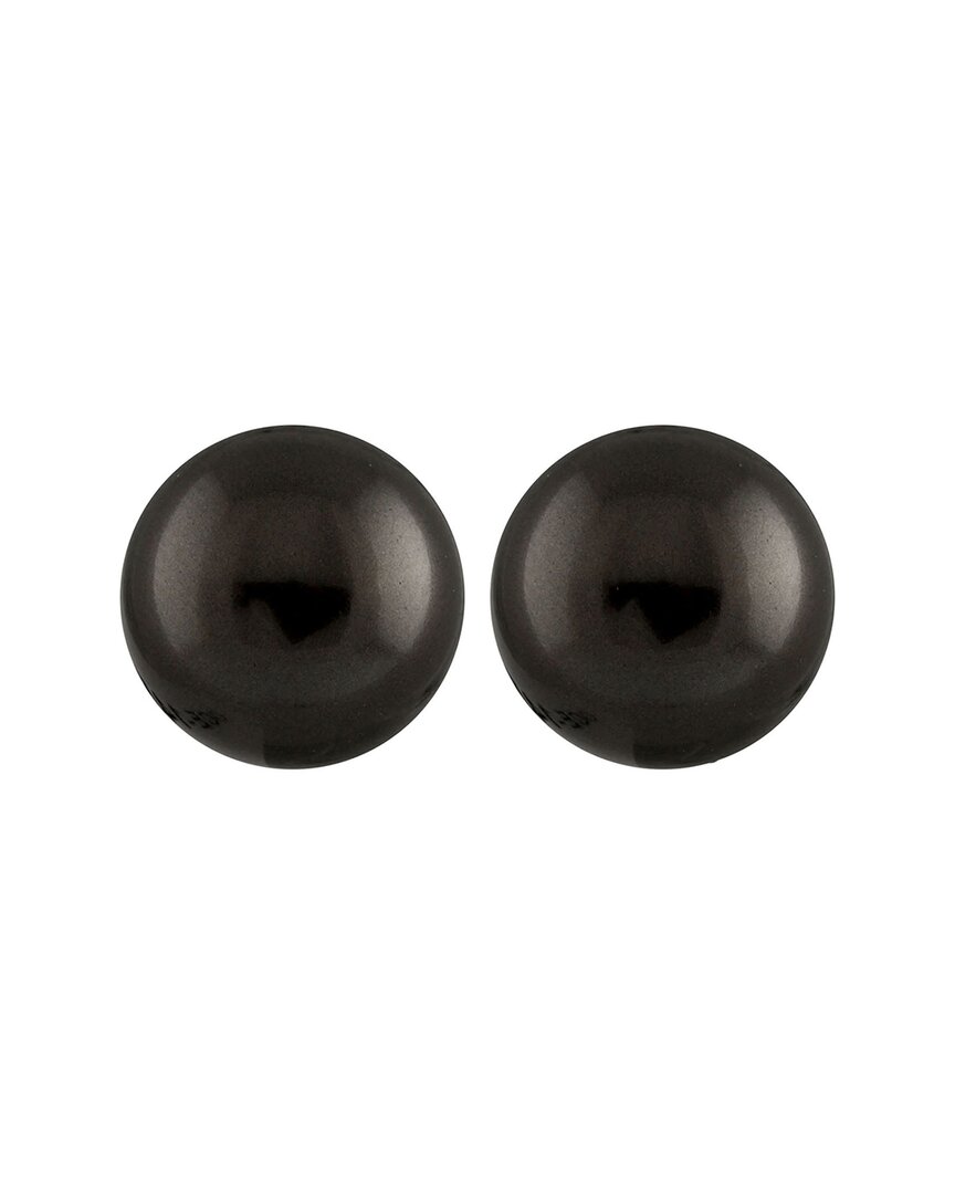 Splendid Pearls Silver 10-11mm Pearl Earrings