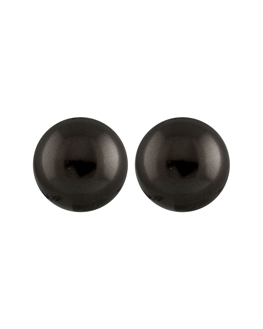 Splendid Pearls Silver 10-11mm Pearl Earrings