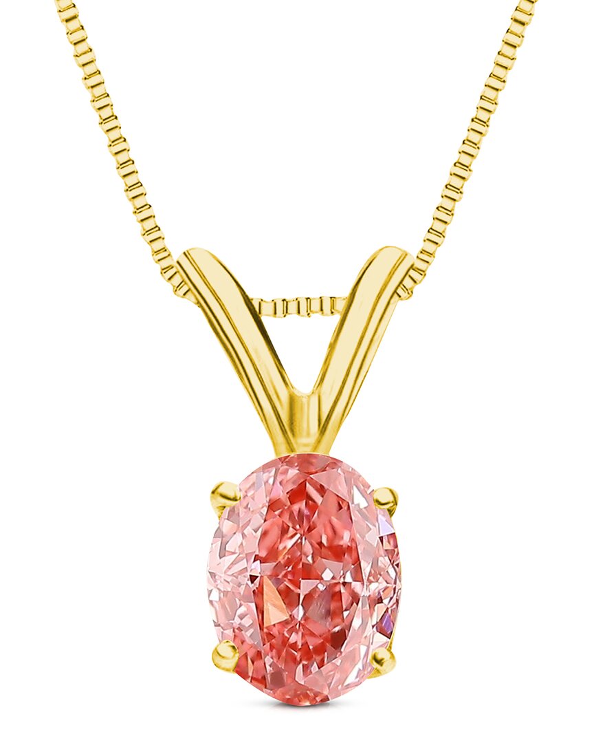Amairah 14k 1.00 Ct. Tw. Lab-grown Diamond Solitaire Pendant Necklace