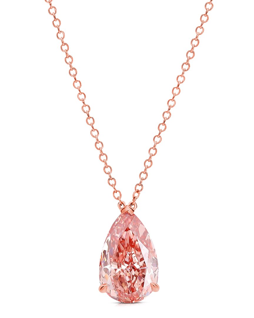 Amairah 14k Rose Gold 1.00 Ct. Tw. Lab-grown Diamond Solitaire Pendant Necklace
