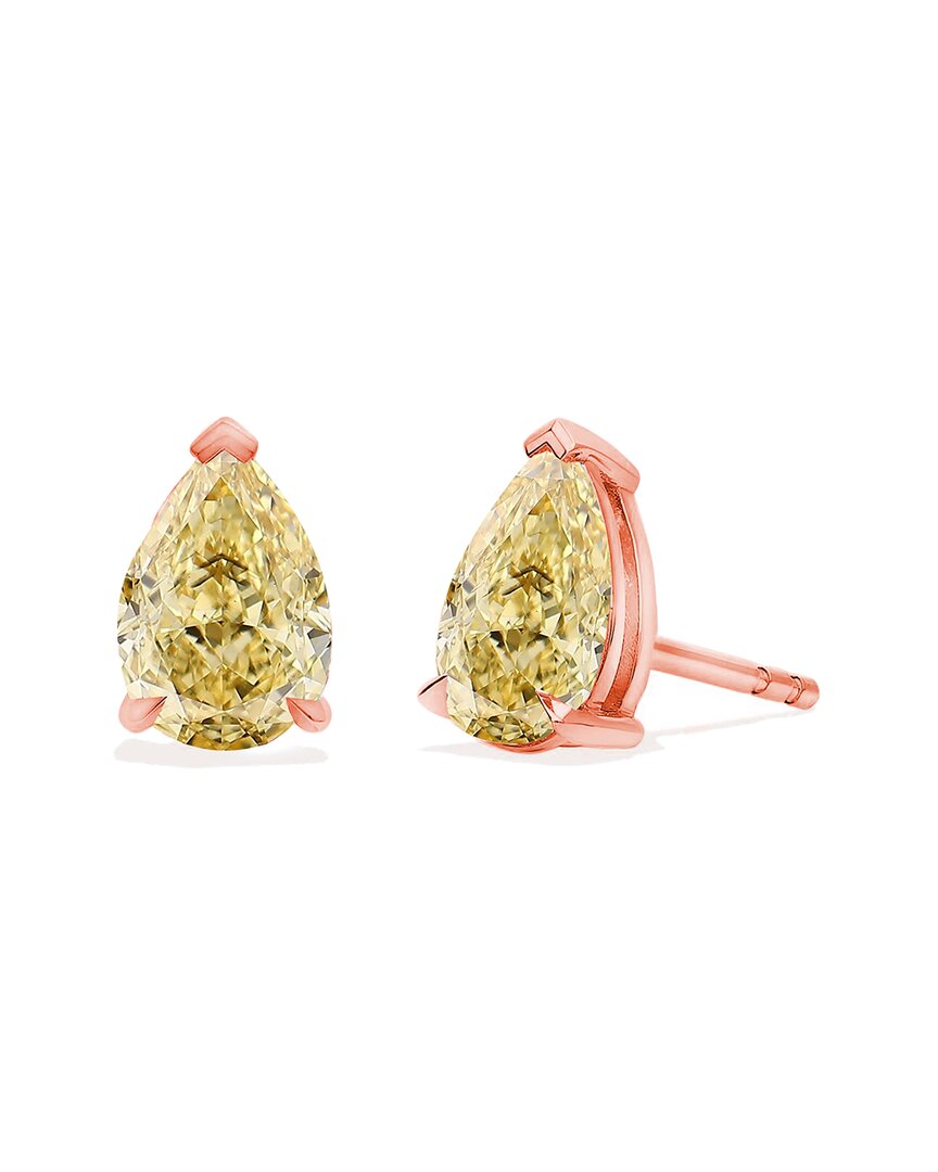 Amairah 14k Rose Gold 1.00 Ct. Tw. Lab-grown Diamond Stud Earrings