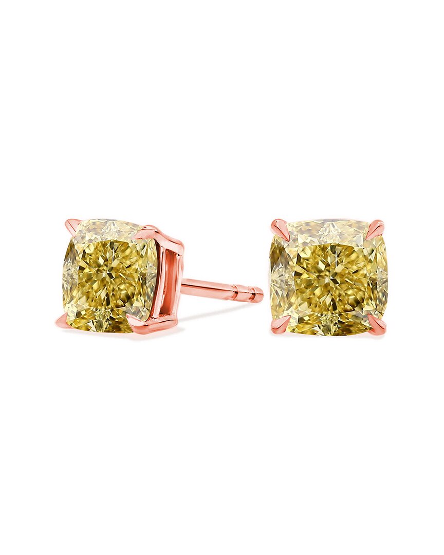 Amairah 14k Rose Gold 2.00 Ct. Tw. Lab-grown Diamond Stud Earrings