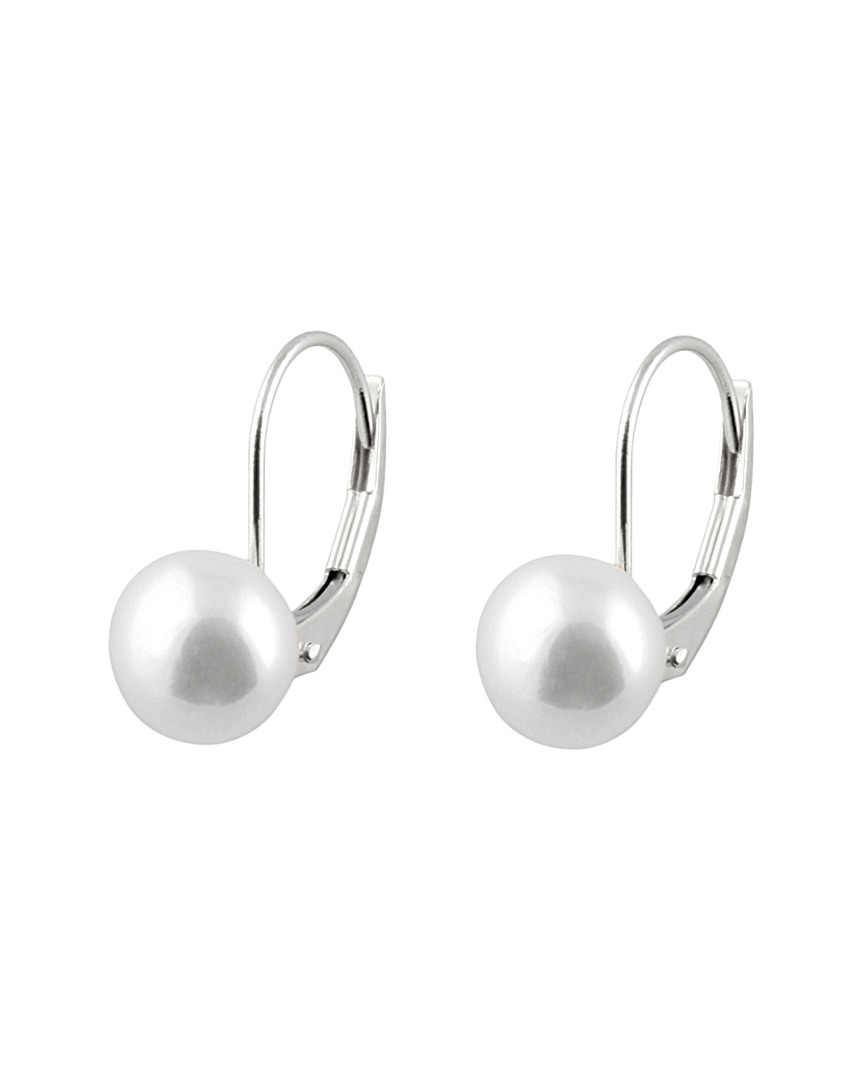 Splendid Pearls 14k 6-7mm Akoya Pearl Earrings