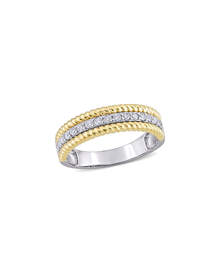Diamond Select Cuts 14k Two-tone 0.28 Ct. Tw. Diamond Ring