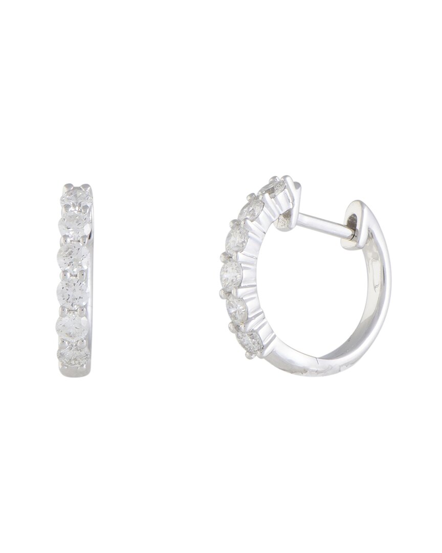 Diamond Select Cuts 14k 0.75 Ct. Tw. Diamond Hoops