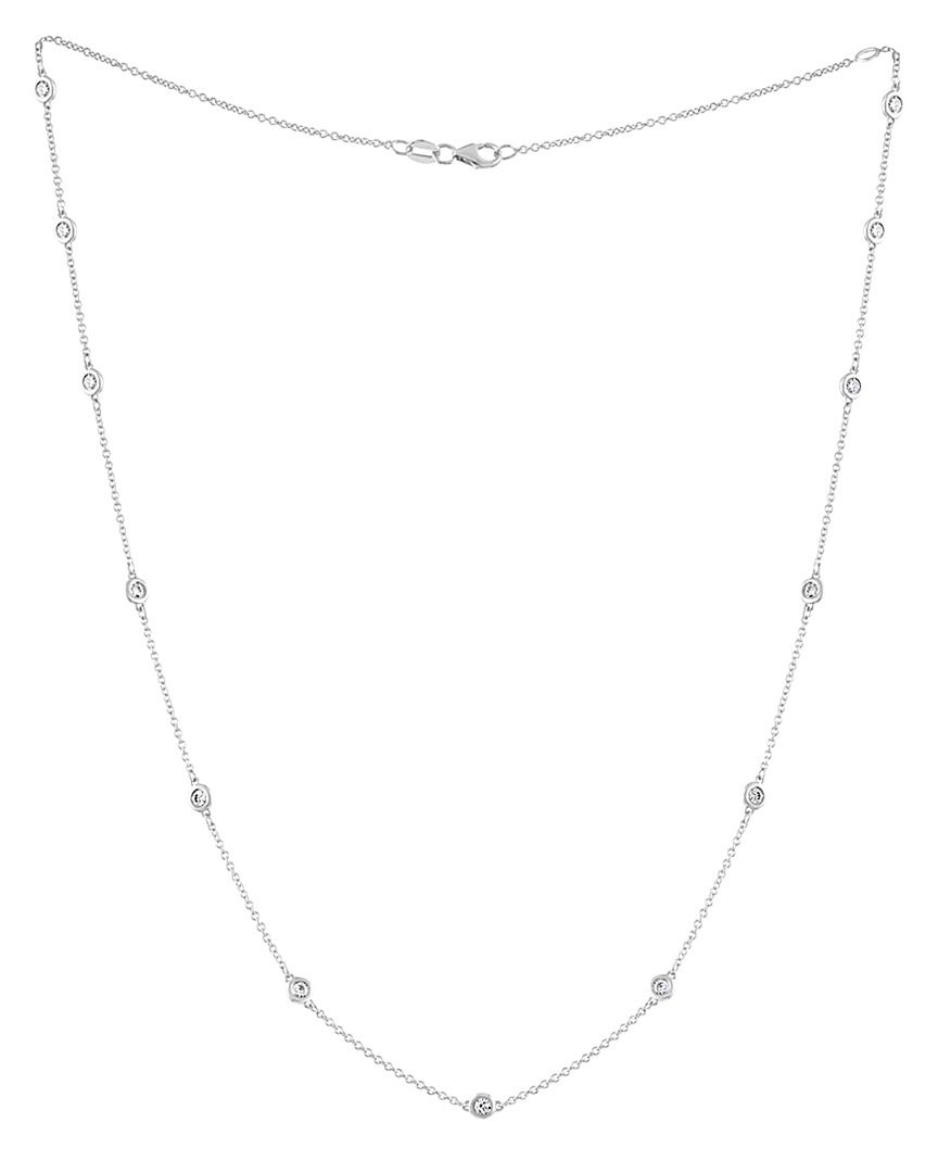 Diana M. Fine Jewelry 14k 1.20 Ct. Tw. Diamond By The Yard Necklace