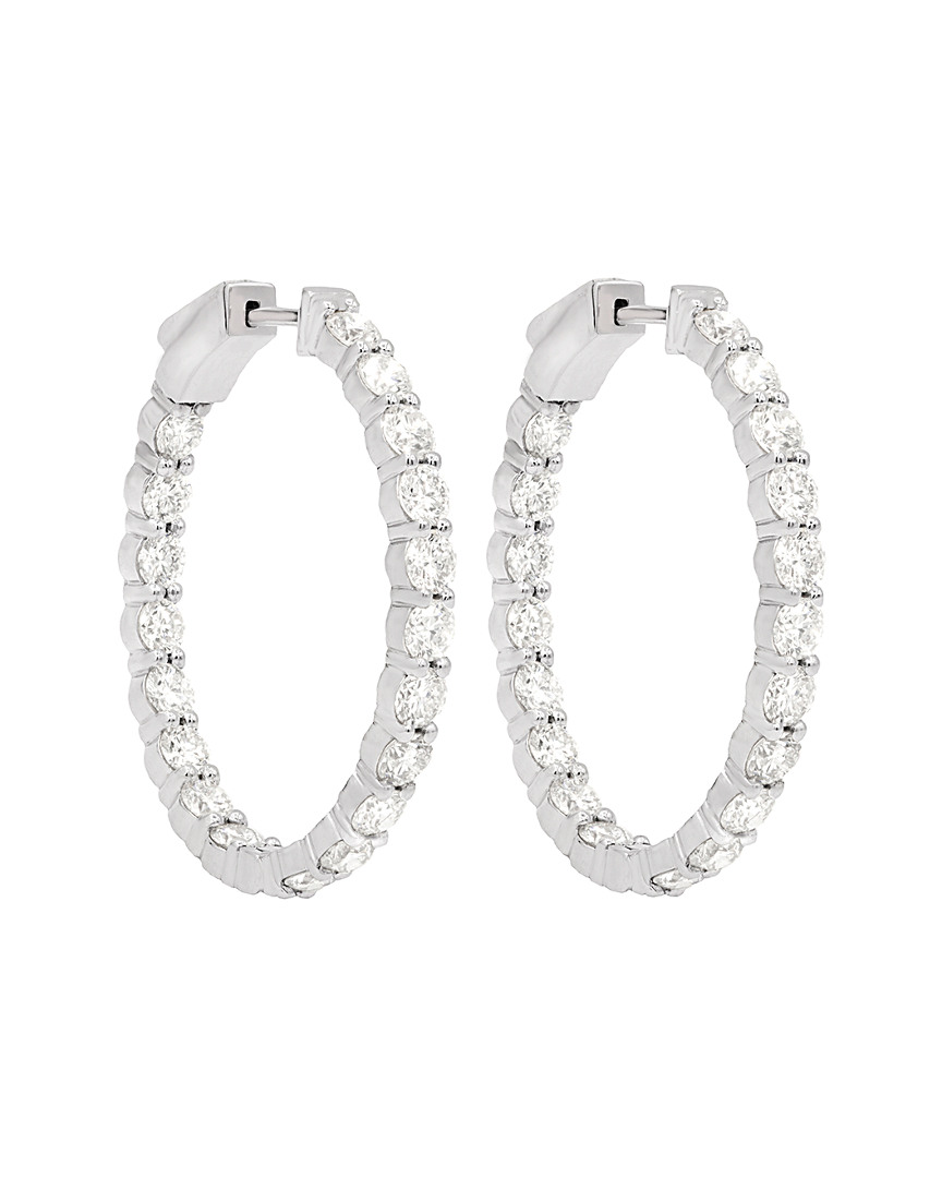 DIANA M. DIANA M. FINE JEWELRY 14K 2.00 CT. TW. DIAMOND HOOPS