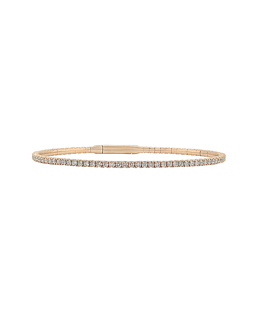 Diana M. Fine Jewelry 18K Rose Gold 2.12 ct. tw. Diamond Bracelet