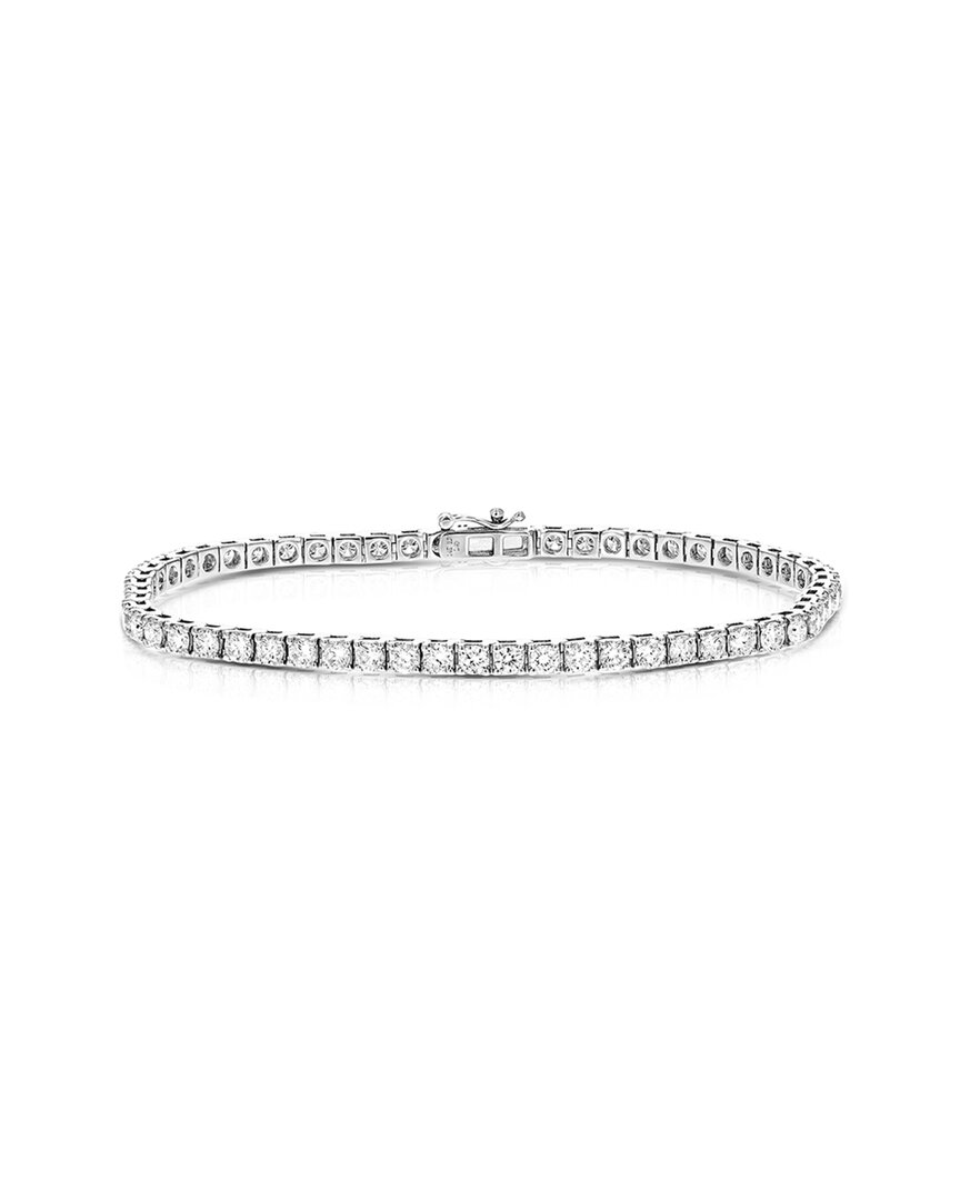 Lab Grown Diamonds Amairah 14k 6.00 Ct. Tw. Lab-grown Diamond Tennis Bracelet In Metallic