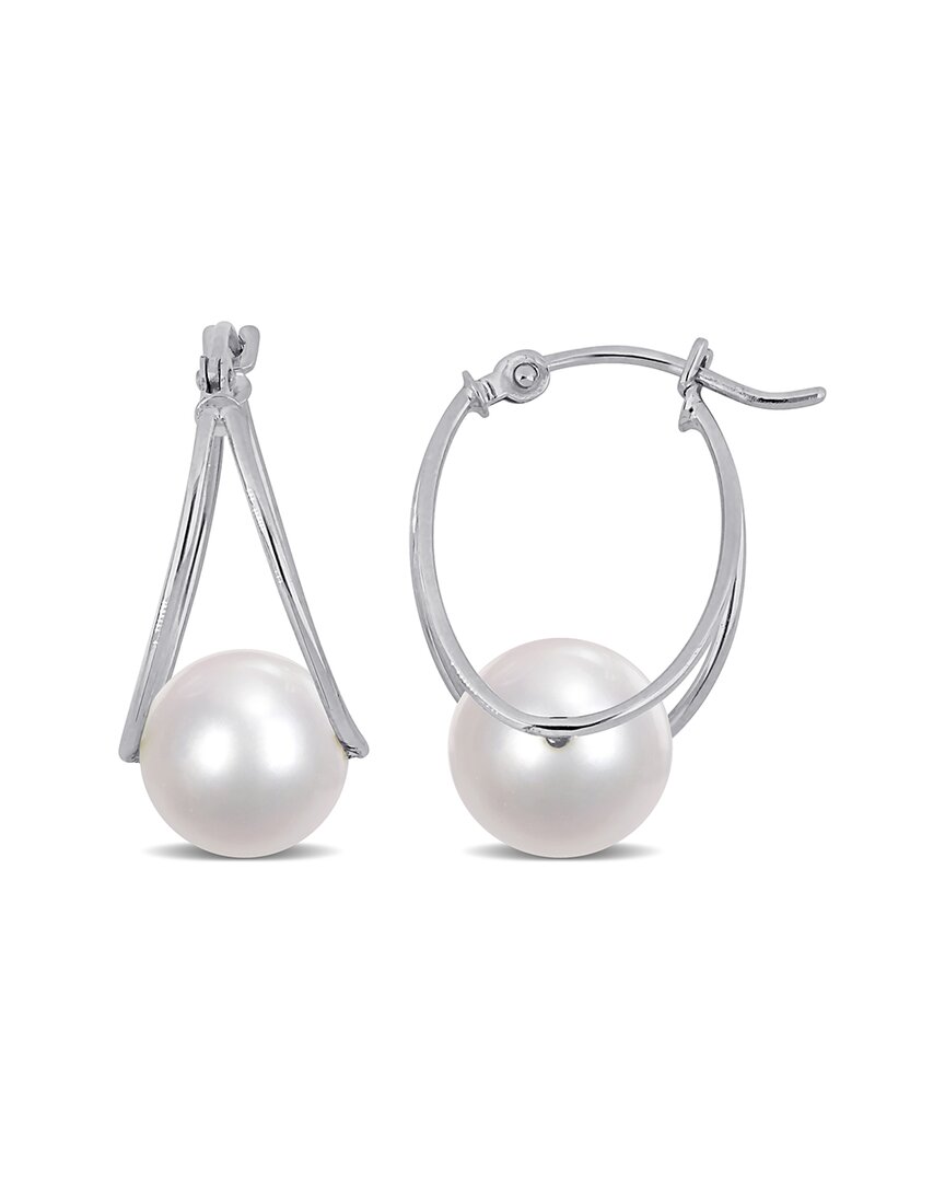 Rina Limor 10k 8-8.5mm Pearl Earrings