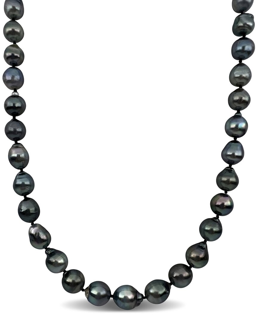 Rina Limor Silver 8-10mm Pearl Necklace