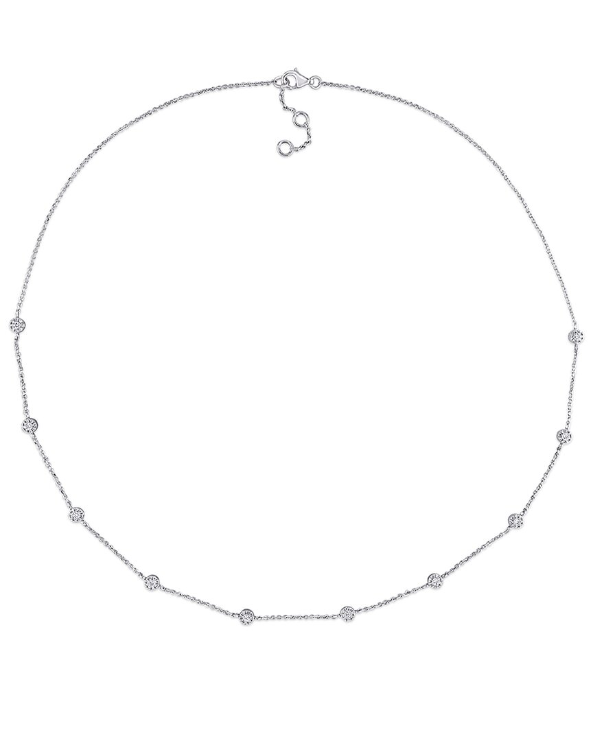 Diamond Select Cuts 14k 1.24 Ct. Tw. Diamond Station Necklace