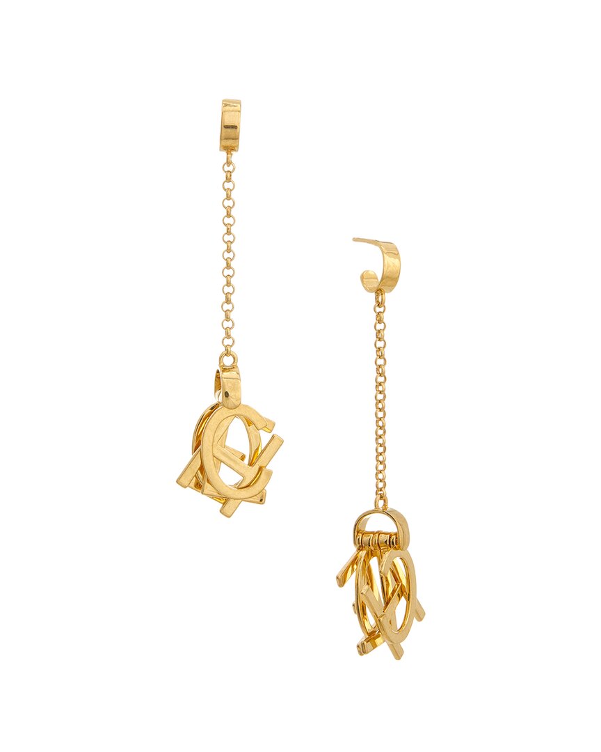 Chloé Letters Earrings In Yellow
