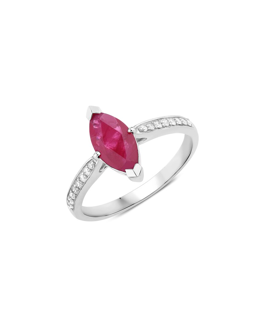 Diana M. 14k 1.51 Ct. Tw. Diamond & Ruby Ring