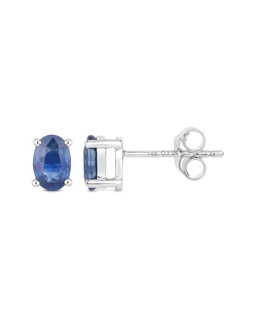 Diana M. 14k 1.90 Ct. Tw. Blue Sapphire Earrings