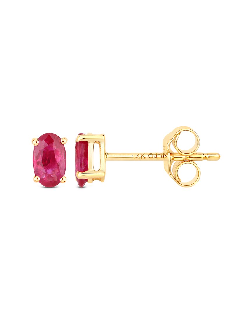 Diana M. 14k 0.54 Ct. Tw. Ruby Earrings