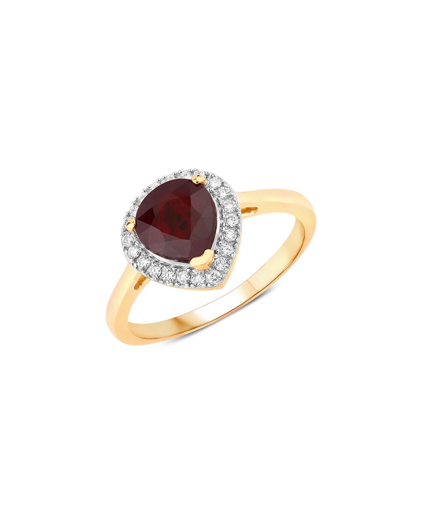 Diana M. 14k 1.30 Ct. Tw. Diamond & Ruby Ring