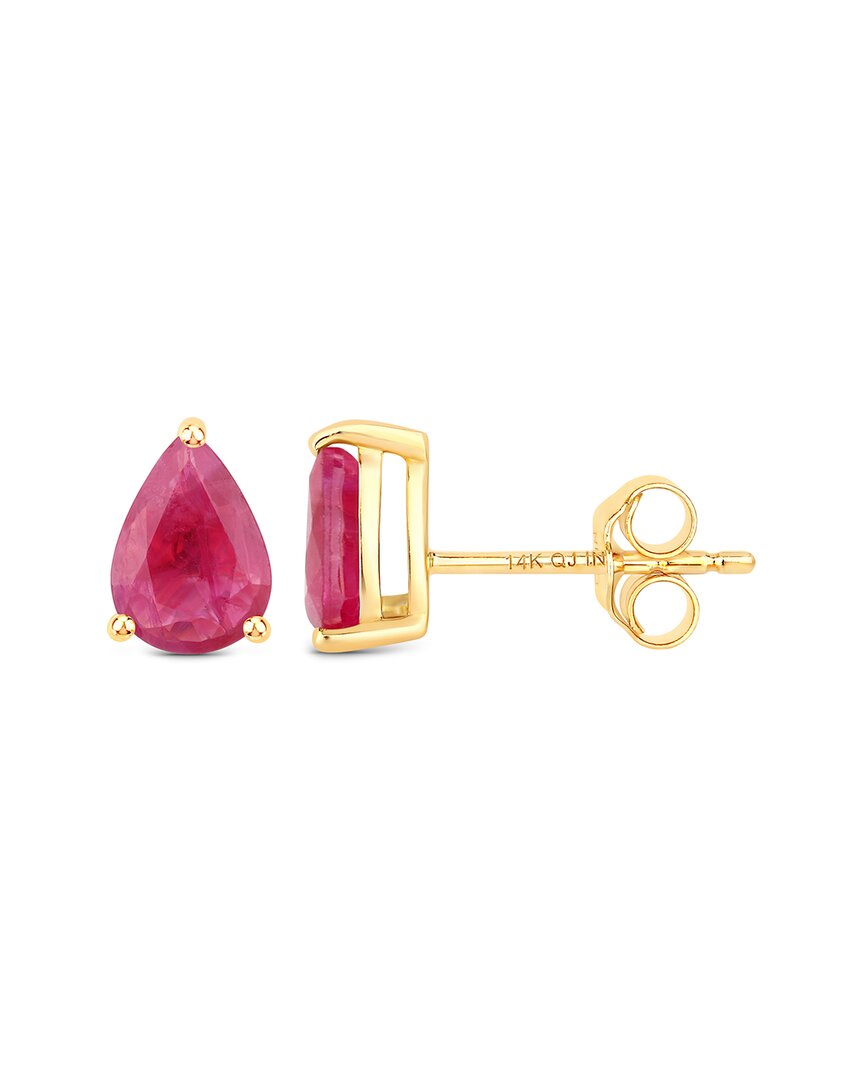 Diana M. 14k 1.60 Ct. Tw. Ruby Earrings
