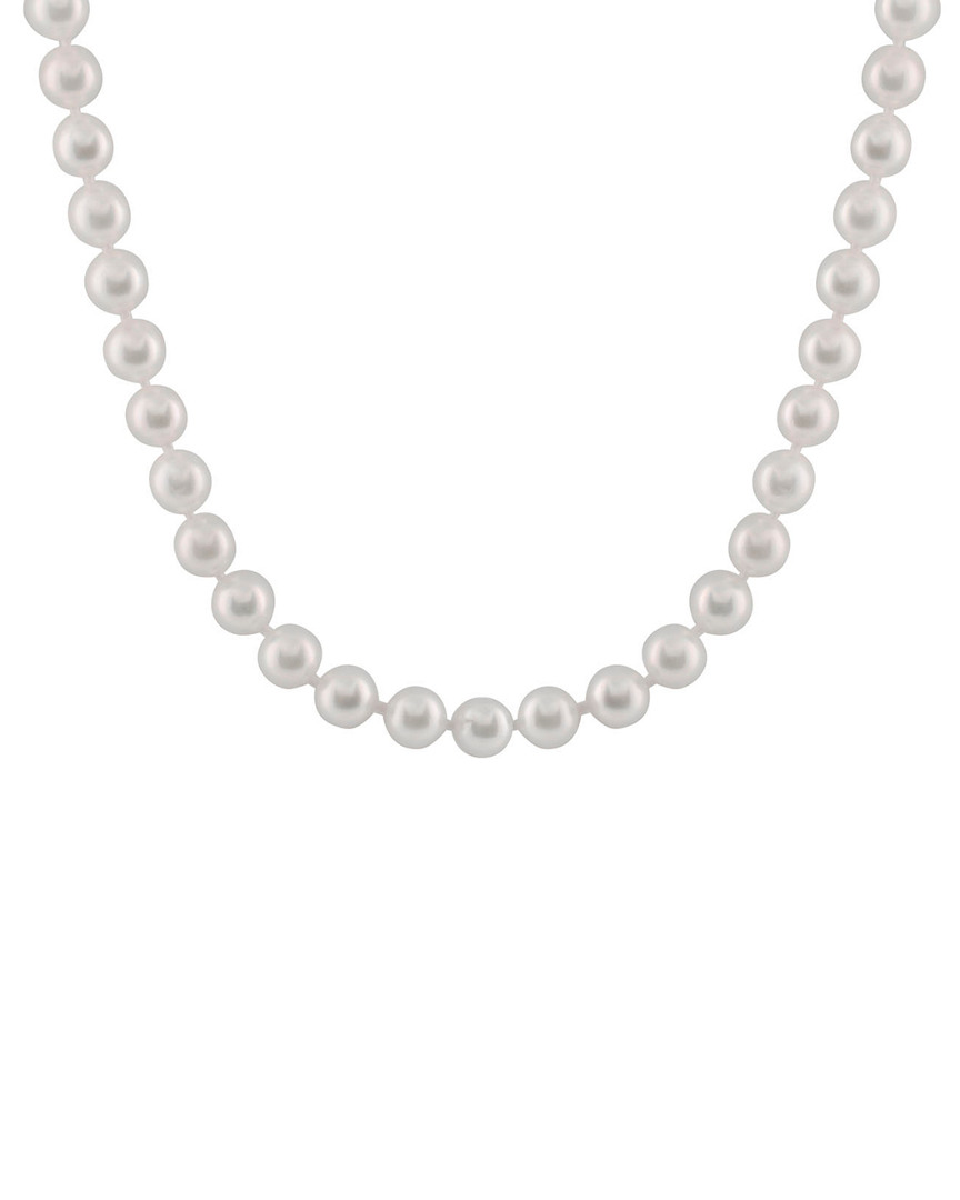Splendid Pearls 14k 6-7mm Akoya Pearl Necklace