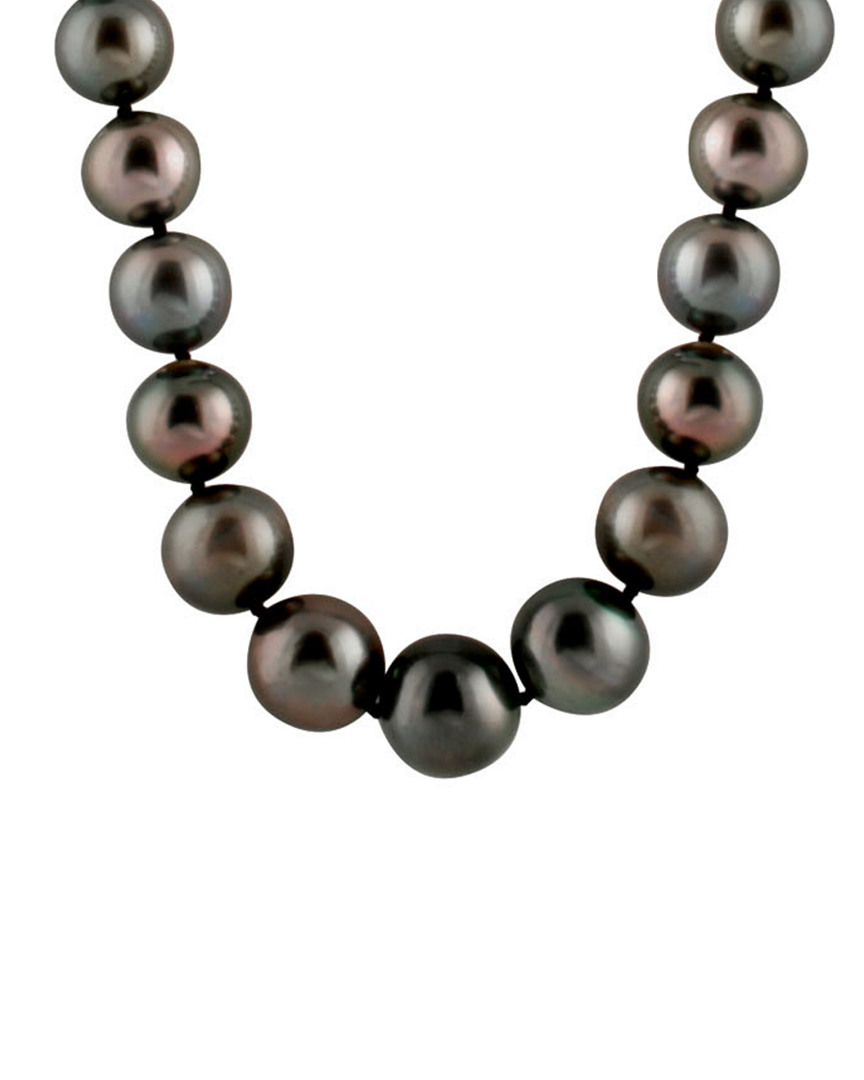 Splendid Pearls 14k 10-13mm Tahitian Pearl Necklace
