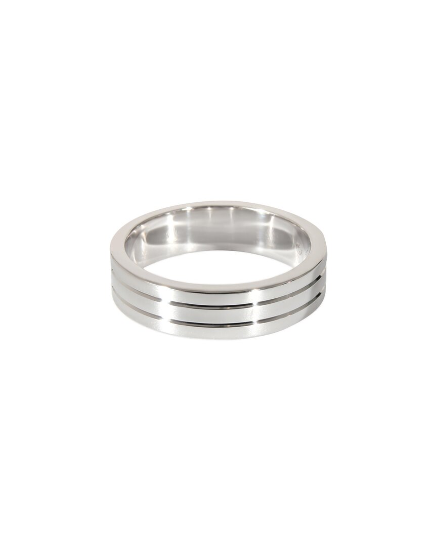 Cartier Vendome Louis  18k Wedding Band (authentic Pre-loved) In Metallic