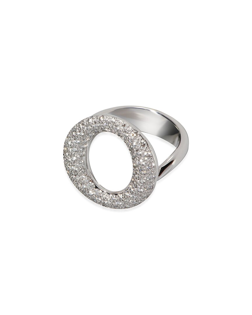Tiffany & Co . Elsa Peretti 18k 1.60 Ct. Tw. Diamond Ring (authentic Pre-loved) In Metallic