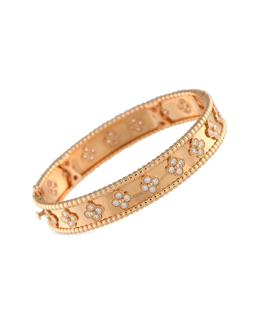 Van Cleef & Arpels 18k Rose Gold Bracelet (authentic Pre-loved) In Gold