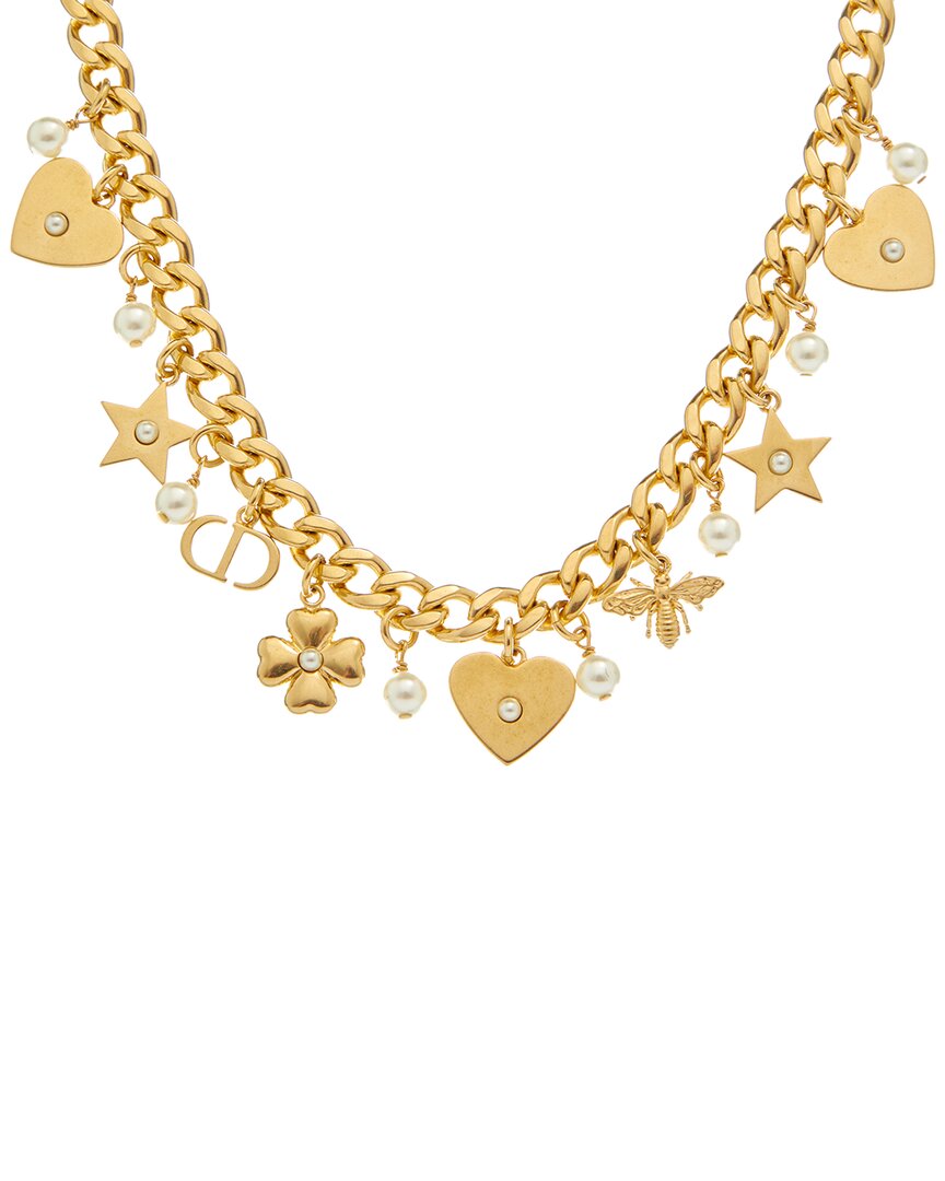 Dior Lucky Necklace In Gold