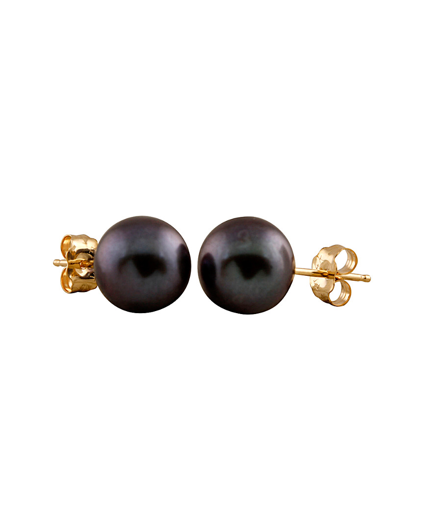 Splendid Pearls 14k 8-9mm Akoya Pearl Studs