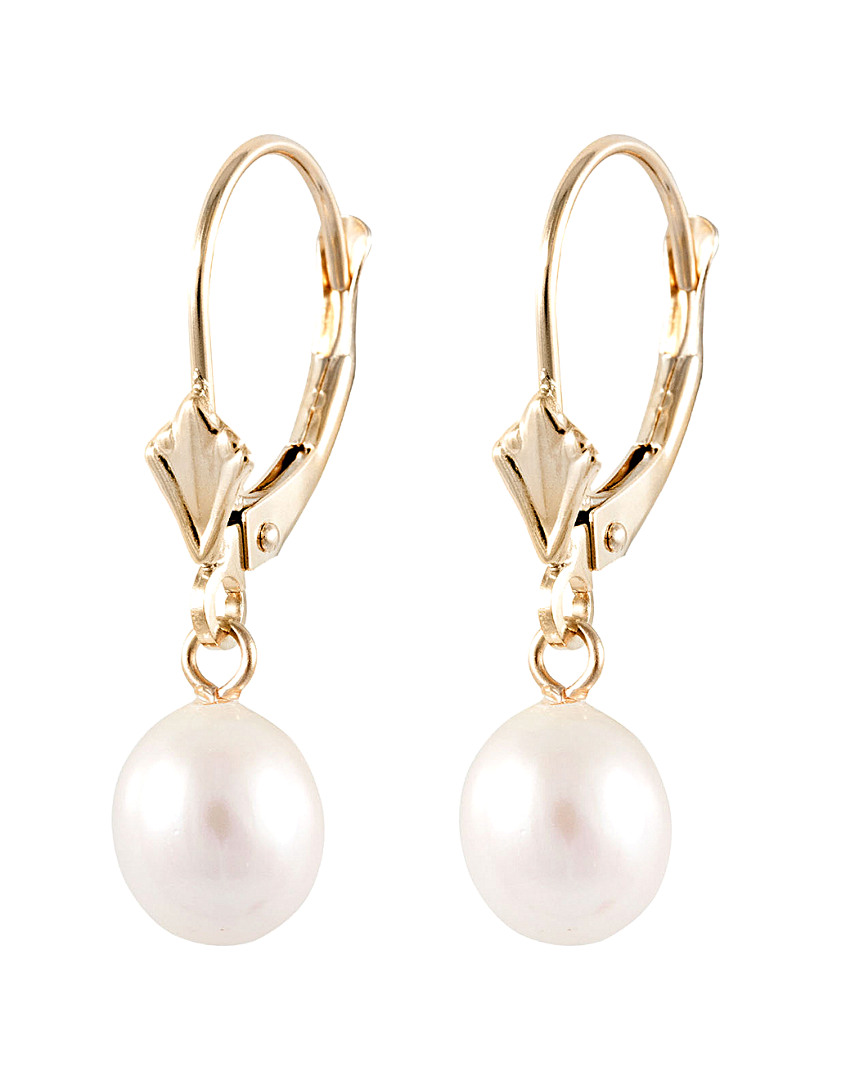 Splendid Pearls 14k 6.5-7mm Freshwater Pearl Earrings