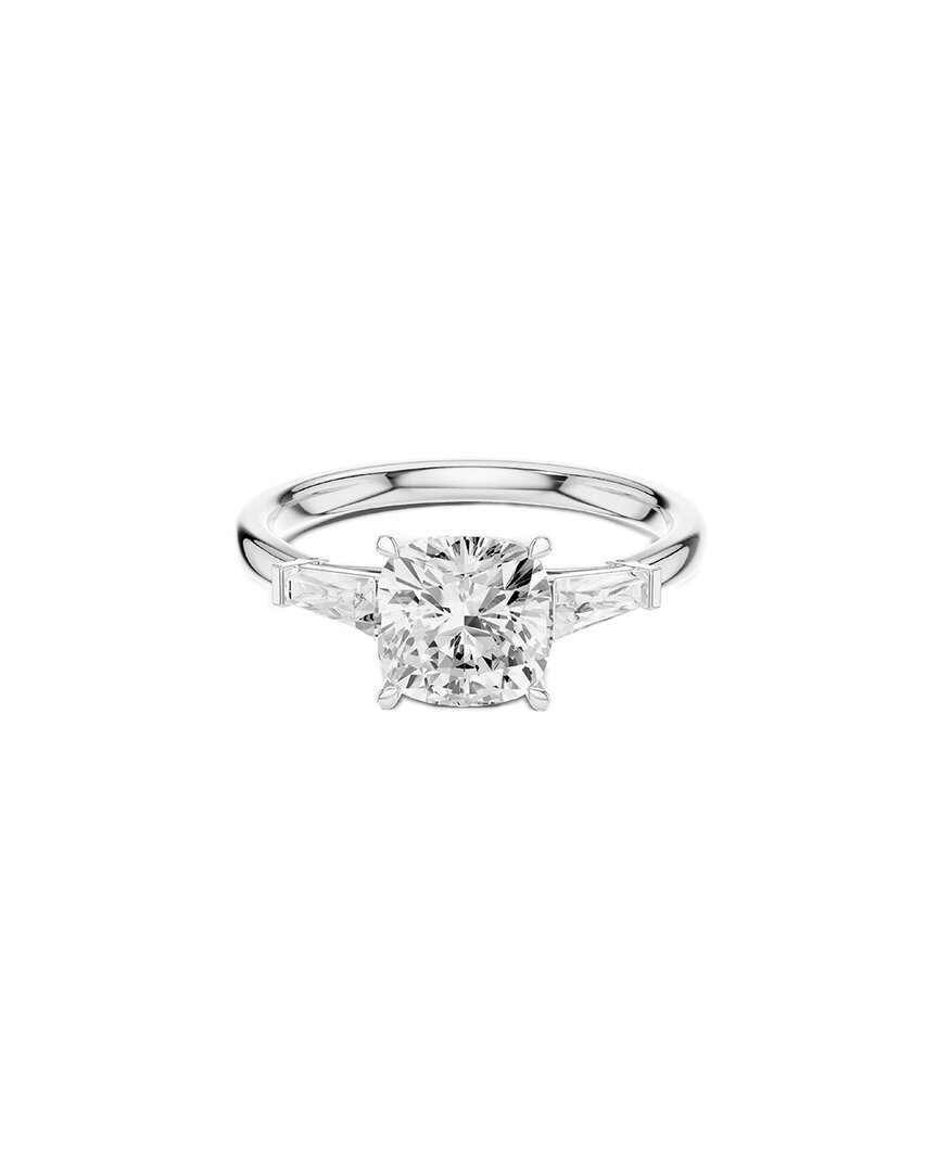 Lab Grown Diamonds Amairah 14k 2.00 Ct. Tw. Lab-grown Diamond 3 Stone Ring In Metallic