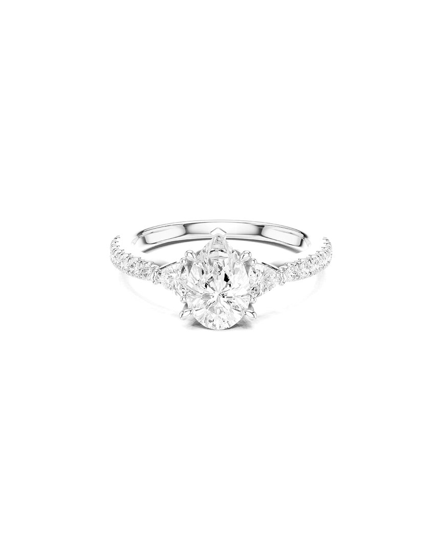 Lab Grown Diamonds Amairah 14k 2.00 Ct. Tw. Lab-grown Diamond 3 Stone Ring In Silver