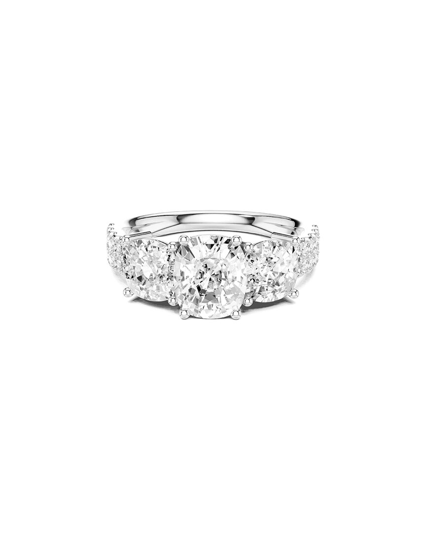 Lab Grown Diamonds Amairah 14k 3.35 Ct. Tw. Lab-grown Diamond 3 Stone Ring In White