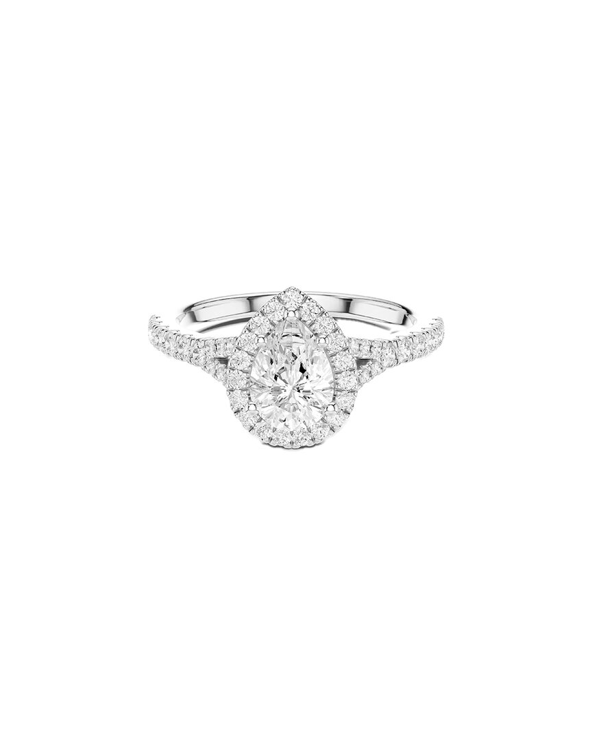 Lab Grown Diamonds Amairah 14k 1.50 Ct. Tw. Lab-grown Diamond Engagement Ring In Metallic