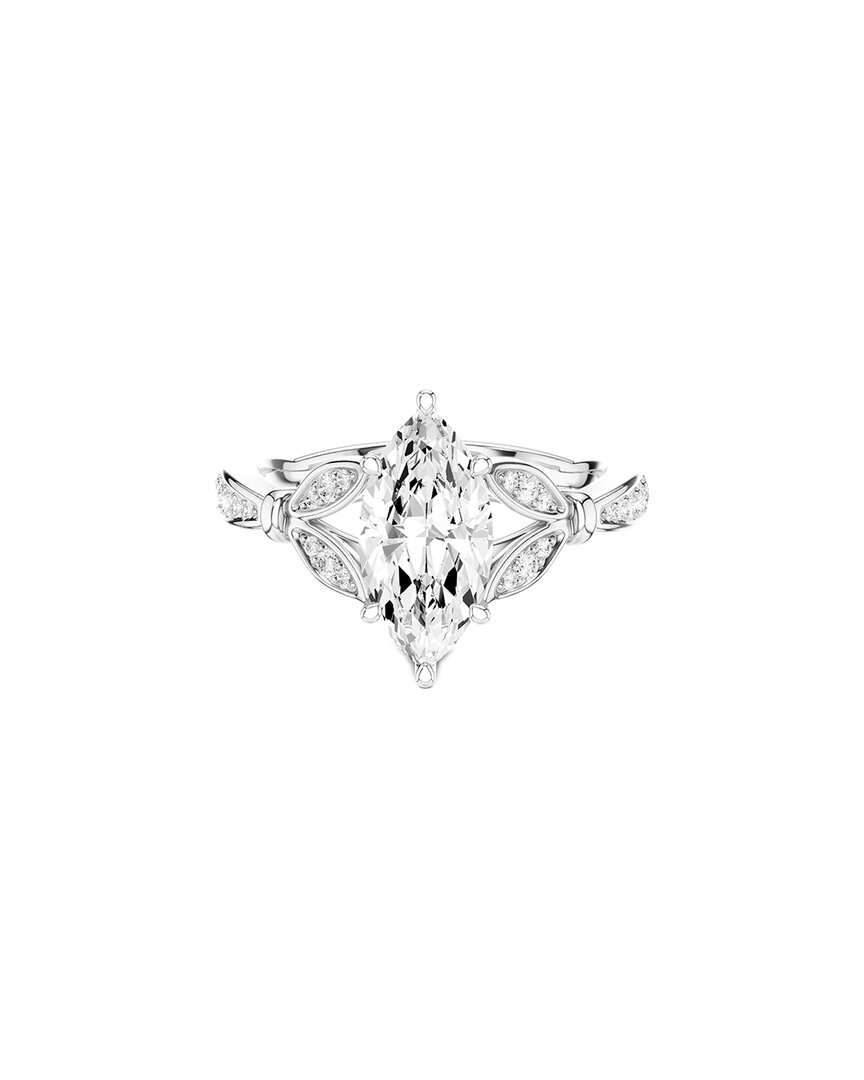 Lab Grown Diamonds Amairah 14k 1.75 Ct. Tw. Lab-grown Diamond Engagement Ring In Silver