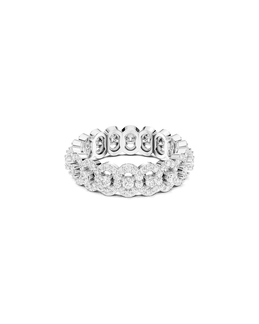 Lab Grown Diamonds Amairah 14k 1.25 Ct. Tw. Lab-grown Diamond Eternity Ring In Metallic
