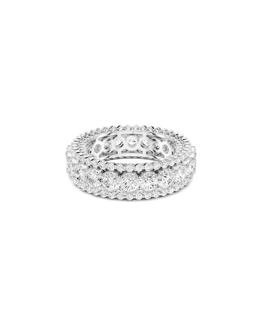 Lab Grown Diamonds Amairah 14k 3.25 Ct. Tw. Lab-grown Diamond Eternity Ring In Silver