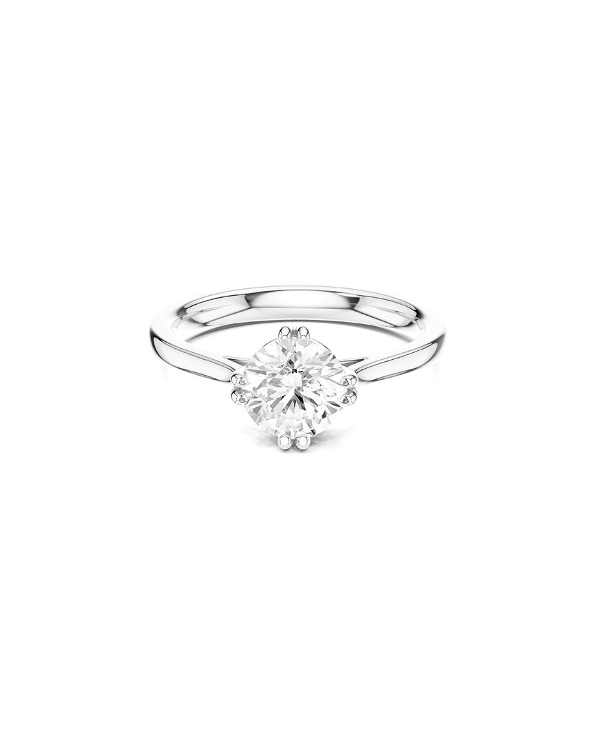 Lab Grown Diamonds Amairah 14k 1.00 Ct. Tw. Lab-grown Diamond Solitaire Ring In Silver
