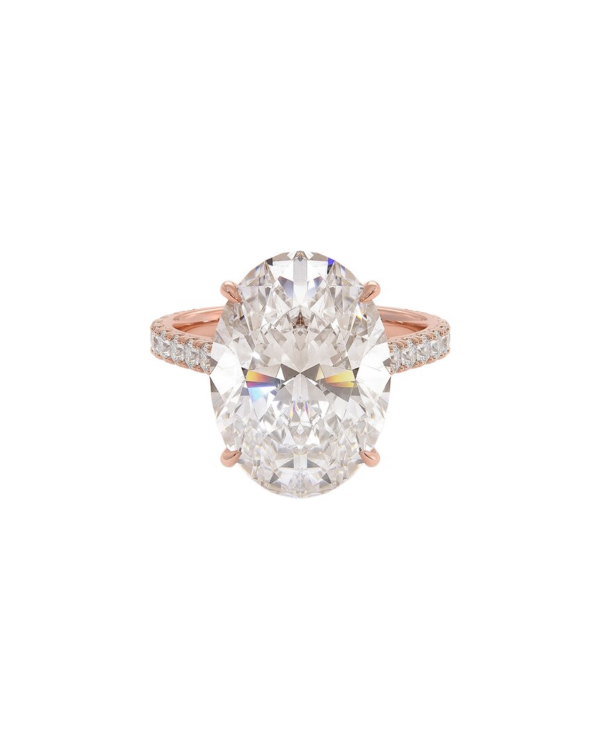 Lab Grown Diamonds 14k Rose Gold 7.30 Ct. Tw. Lab-grown Diamond Ring In Gold