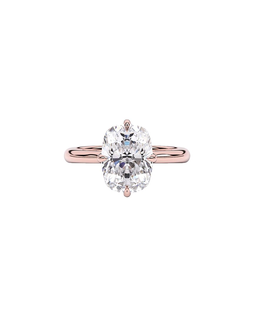 Lab Grown Diamonds 14k Rose Gold 3.00 Ct. Tw. Lab-grown Diamond Ring