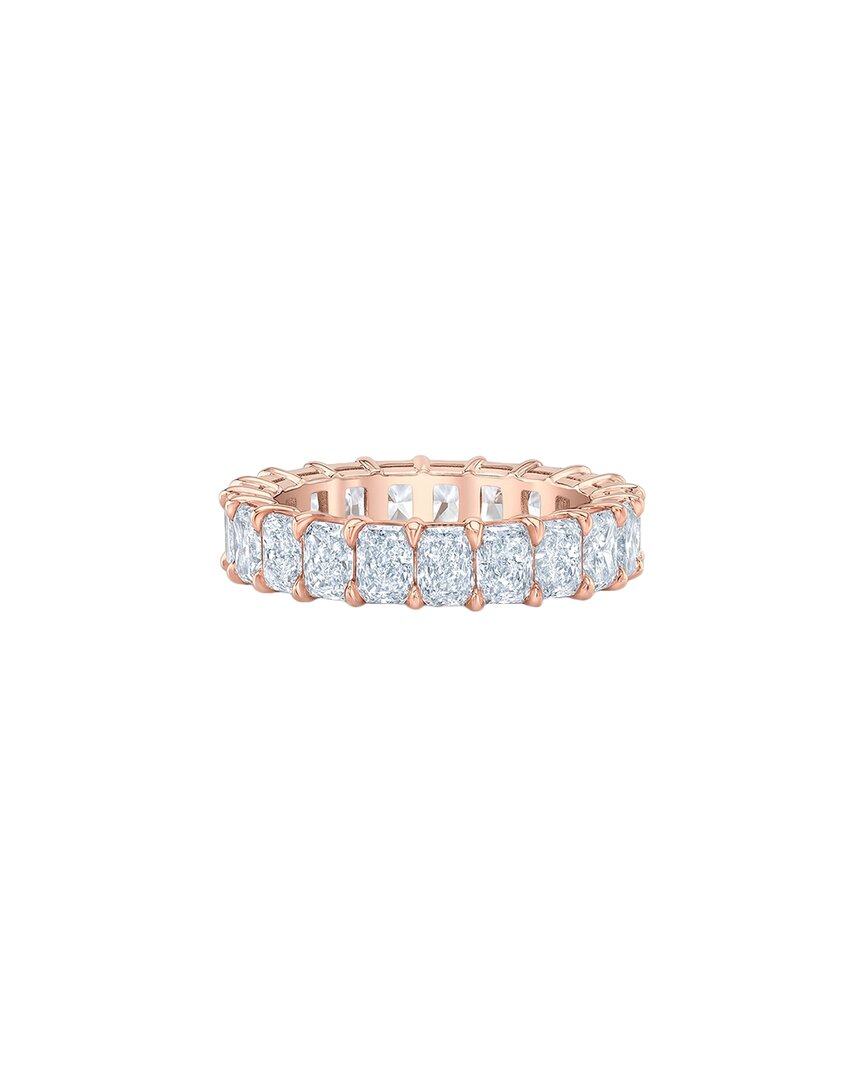 Lab Grown Diamonds 14k Rose Gold 4.41 Ct. Tw. Lab-grown Diamond Ring
