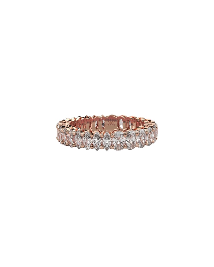 14K Rose Gold 3.10 ct. tw. Lab-Grown Diamond Ring