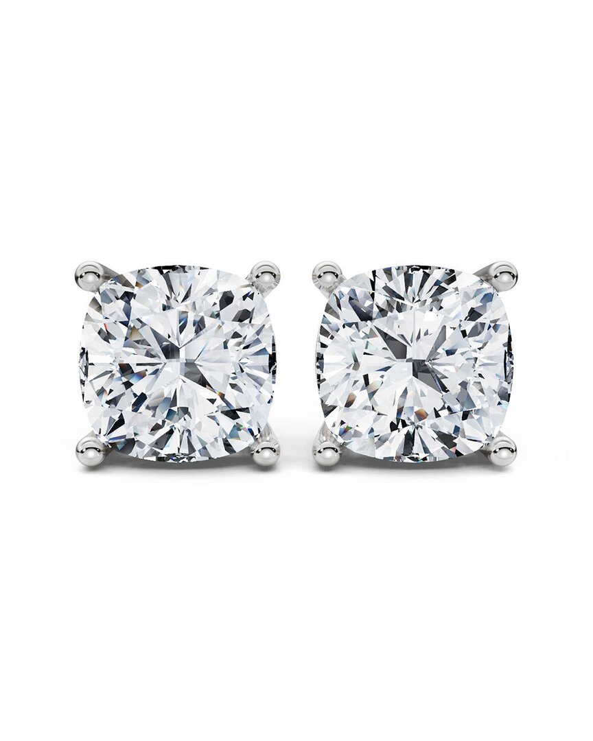 Lab Grown Diamonds 14k 8.00 Ct. Tw. Lab-grown Diamond Earrings In Metallic