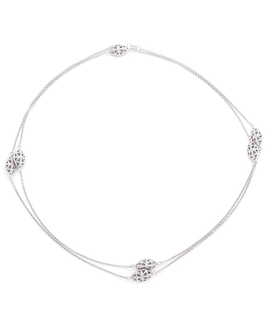 Diamond Select Cuts Silver Diamond Necklace