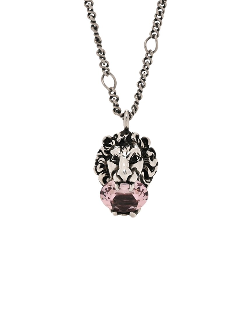 Gucci Swarovski Crystal Lion Head Necklace (authentic Pre-loved)