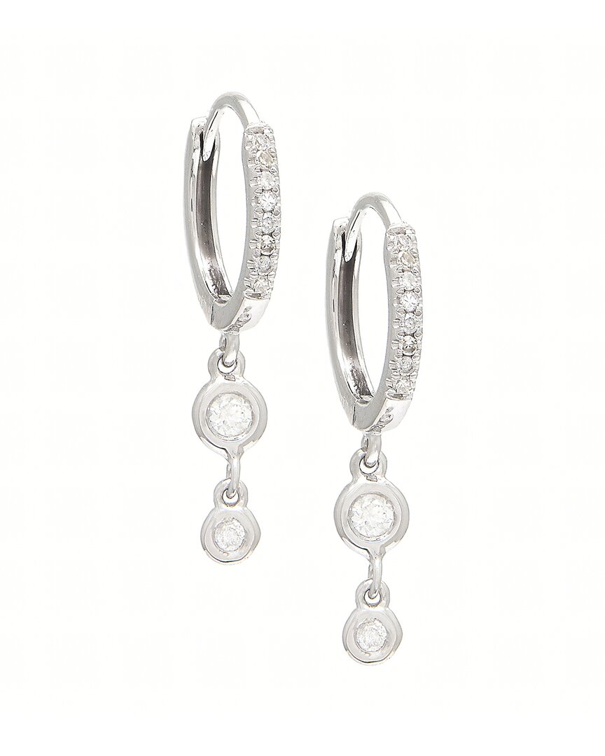 Diamond Select Cuts 0.18 Ct. Tw. Diamond 14k Earrings In Metallic