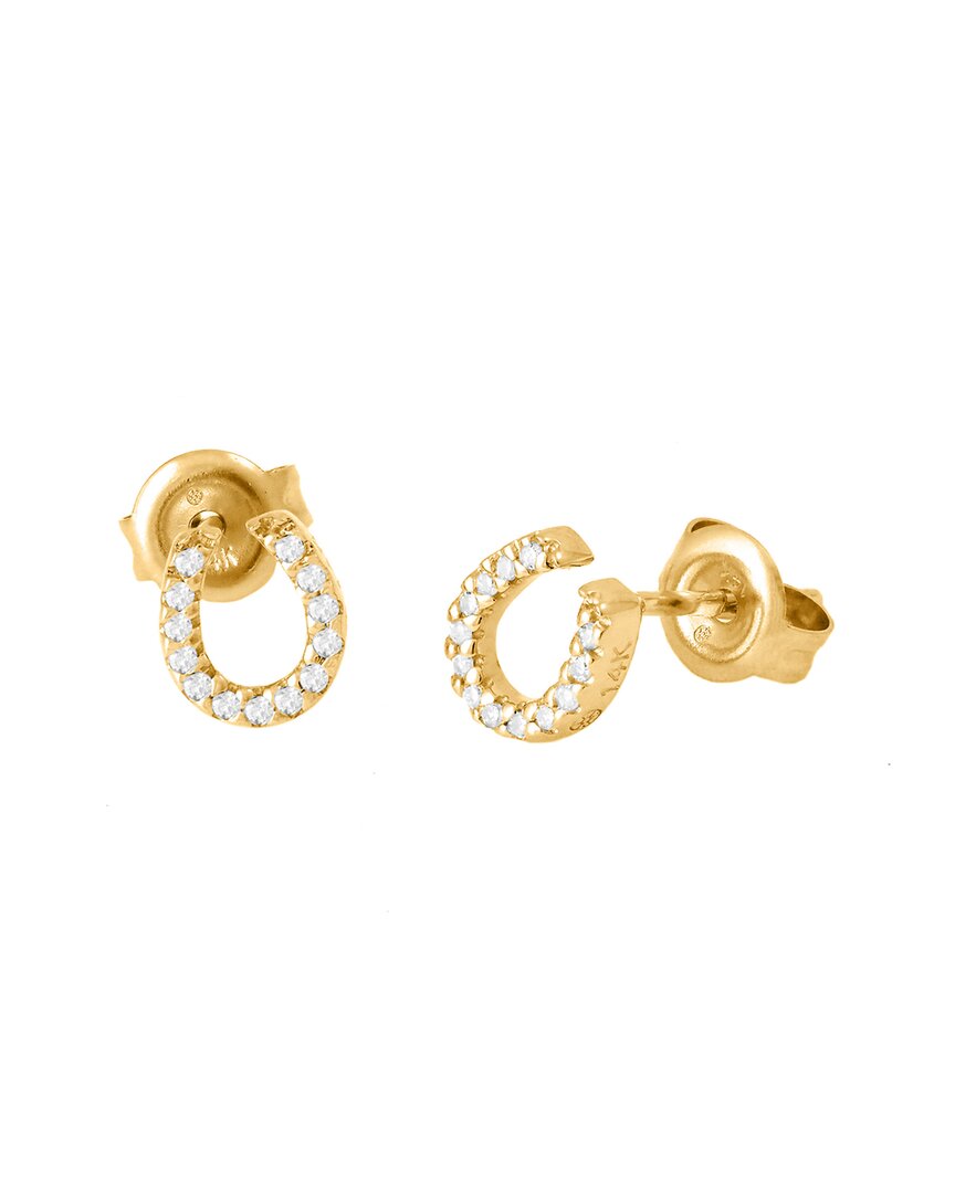 Diamond Select Cuts 0.08 Ct. Tw. Diamond 14k Earrings In Gold