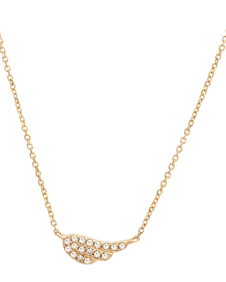 Diamond Select Cuts 0.05 Ct. Tw. Diamond 14k Necklace In Gold
